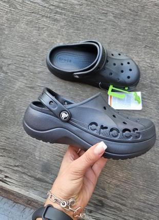 Сабо на платформе crocs baya platform w7 w8 w9 w10
