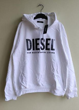 Женская толстовка худи f-ang-hood-logo diesel италия