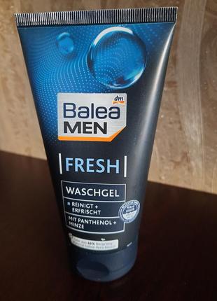 Гель для вмивання обличчя свіжість balea men 150 ml