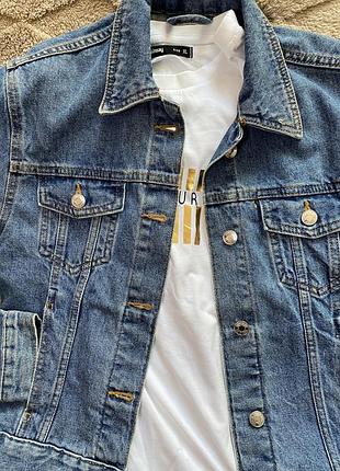 Джинсова куртка denim co5 фото