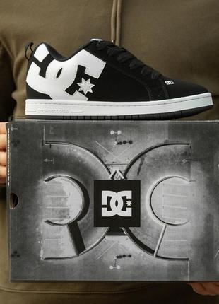 Dc shoes court graffik black white 9
