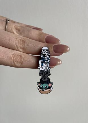 Пин значок металлический брошь звездные войны топ герои
