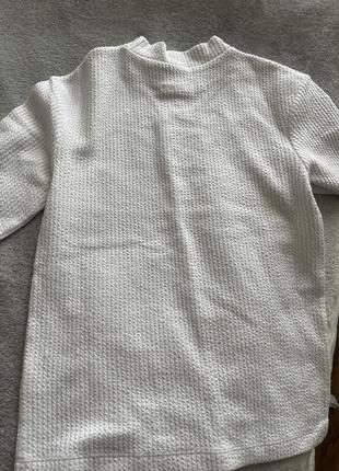 Блуза біла з написом