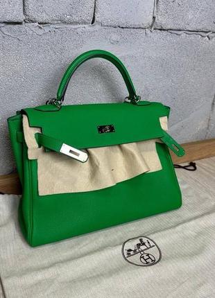 Hermes kelly 32 togo bambou