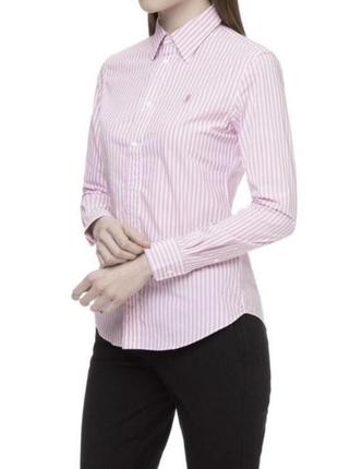 Polo ralph lauren женская рубашка, брендова сорочка в смужку, блузка, блуза