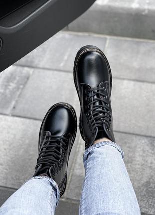 Ботинки женские dr martens мартенсы зимние4 фото