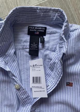 Polo ralph lauren женская рубашка в полоску, рубашка, блузка5 фото
