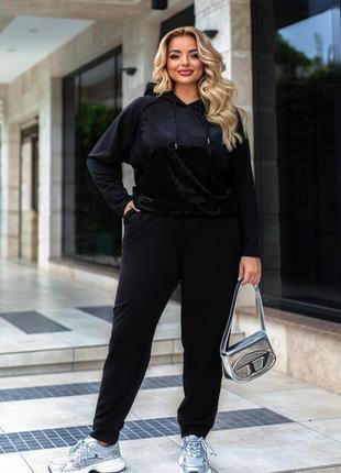 🔥шикарний, блискучий костюм🔥, норма і батал