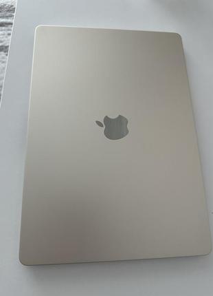 Б/у macbook air 15 retina, starlight, 256gb, with apple m2 (mqku3) (2023)