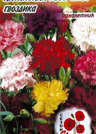 Семена гвоздика китайская махровая, 0,4 г