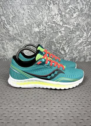Saucony kinvara 11 кроссовки 38 размер женские беговые зелёные