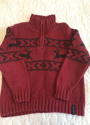 Свитер свитшот хлопковый 116-122 бренд