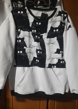 Новый лонгслив теплый оверсайз