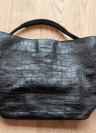 Сумка zara натуральная кожа2 фото