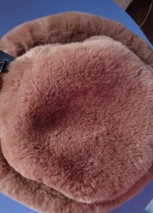 Нова мехова шапка h&amp;m шапка зі штучного хутра пухнаста шапка хутряна