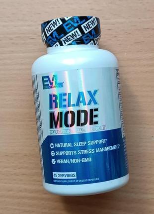 Evlution nutrition, relaxmode, сон и спокойствие, 45 растительных капсул