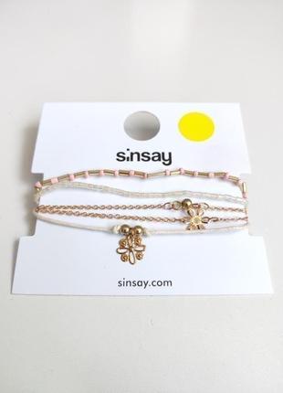 Комплект браслетів фенечек sinsay