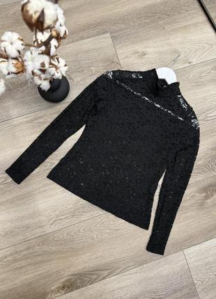 Гольф водолазка h&m ажурний топ мереживний