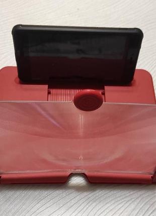Увеличитель экрана для телефона настольный небольшой красный