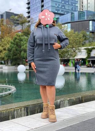 Платье худи