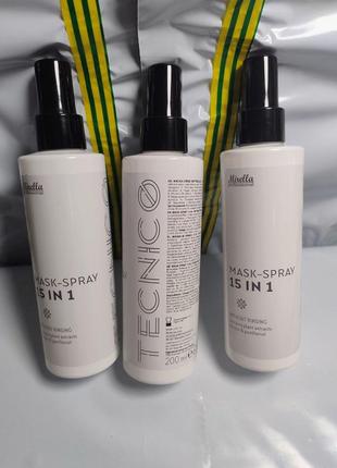 Маска-спрей мгновенного действия  для волос 15 в 1  mirella mask-spray 15 in 1 without rinsing