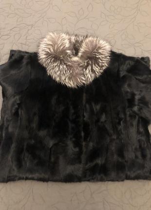 Меховое пальто( козлик стриженный)3 фото