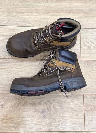 Треккинговые ботинки wolverine 6" spencer mid-cut hiker waterproof black/brown