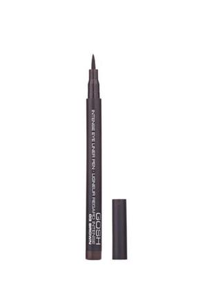 Подводка для глаз gosh intense eye liner pen коричневый