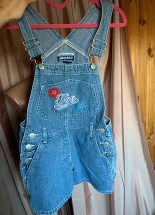 Дитячий  комбінезон шортики джинсовий limited too