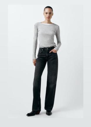 Прямые джинсы zara