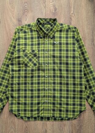 Salewa fanes check 2 dry m l/s srt оригінальна сорочка
