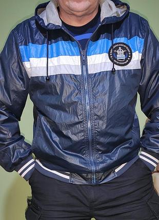 Стильна vintage фірмова курточка демі вітрівка з підкладкою бренд.cars jeans.л-хл