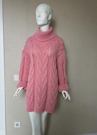 Классная стильная удлиненная кофта туника под шею от pretty little things