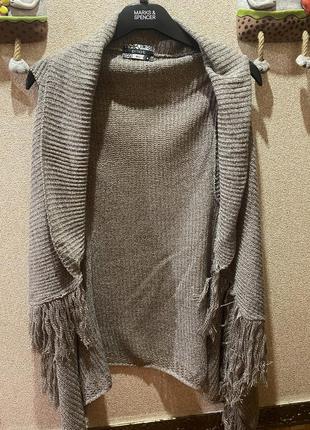 Жилетка накидка