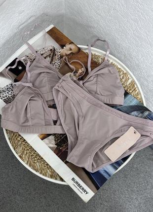 Новый комплект нижнего белья женской трусы и бра🔥