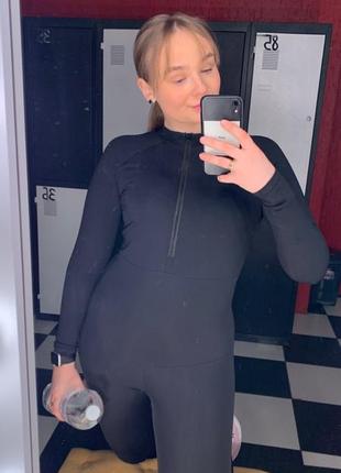 Комбінезон чорний спортивний