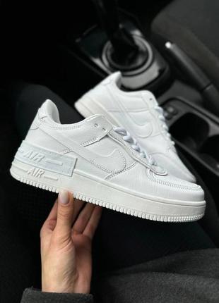 Останній розмір😍білі кросівки nike⚡️ репл. в‘єтнам💣 кеди жіночі❤️‍🔥