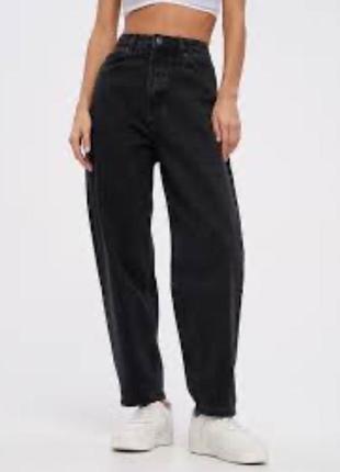 Джинсы момы с высокой посадкой, 12