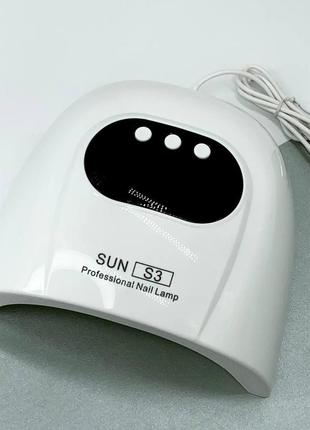 Уф led лампа для маникюра sun s3, 88 вт (работает от usb)
