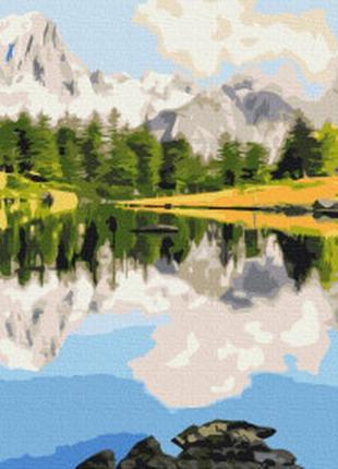 Картина за номерами гірське дзеркало