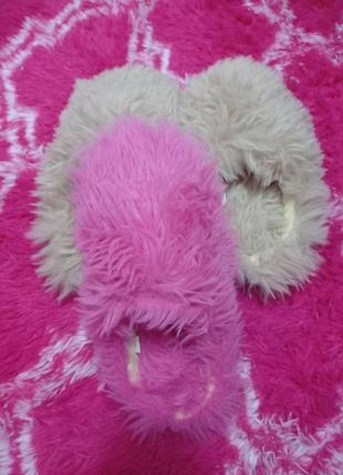 Женские тапочки с пушком