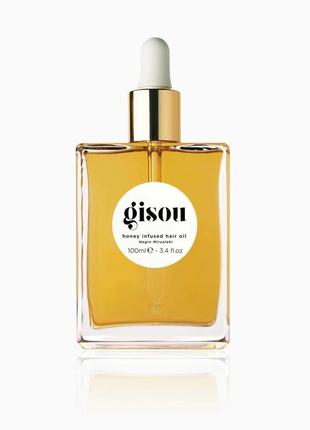 Увлажняющее масло для волос gisou honey infused hair oil