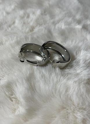 Серьги кольца 3