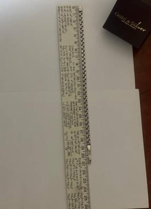 Браслет унісекс срібний