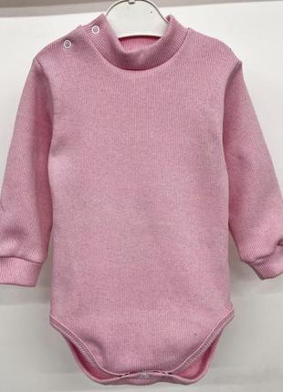 Теплий дитячий бодік-гольф