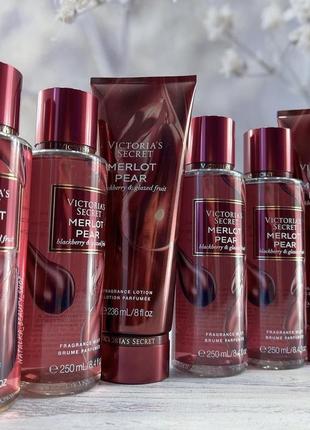 Спрей, мист для тела и волос victoria secret merlot pear