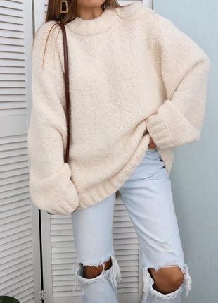Массивный шерстяной свитерик-хмарка h&m