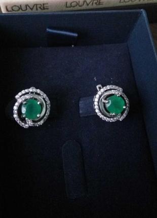 Серьги серебряные