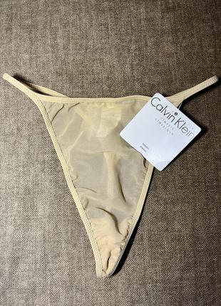 Прозрачные трусики, стринги calvin klein