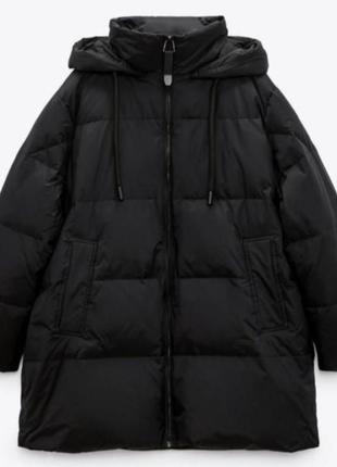 Водонепроницаемый пуховик zara